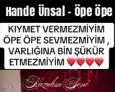 Hande Ünsal – Öpe Öpe