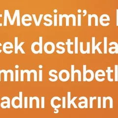 Sohbet Mevsimi