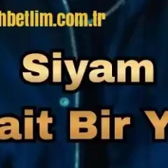 Siyam Müsait bir yerde