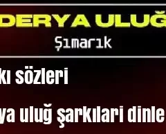 DERYA ULUĞ – ŞIMARIK